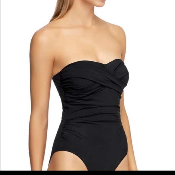 Jets D/DD bandeau bathing suit - Picture 3 of 5